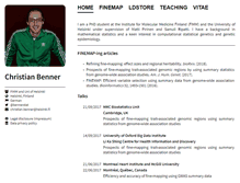 Tablet Screenshot of christianbenner.com